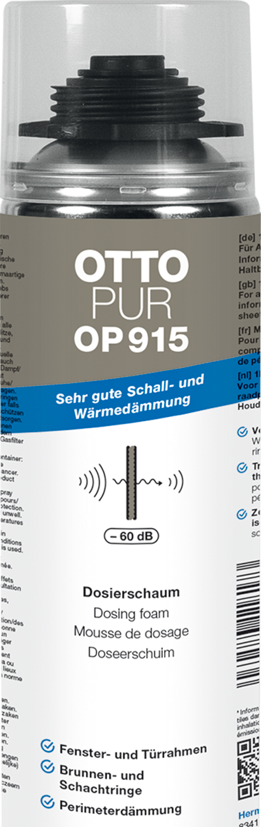 OTTOPUR OP 915 - 12 Stück - Der Dosierschaum mit sehr guter Schall- und Wärmedämmung - Schneller Versand ✓ OttoPur OP 915 ✓ Bester Preis im Handel ✓ Vom Werk ✓ Jetzt kaufen!